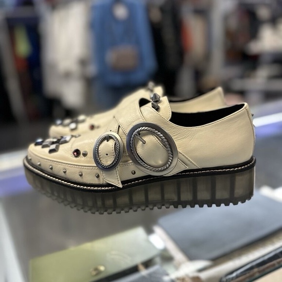 Coach Creeper Studed Leather Shoe - Picture 2 of 5